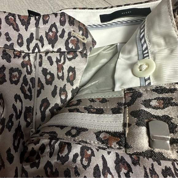 NWT Banana Republic Silky Animal-Print Ankle Pant. 6 - Picture 6 of 10